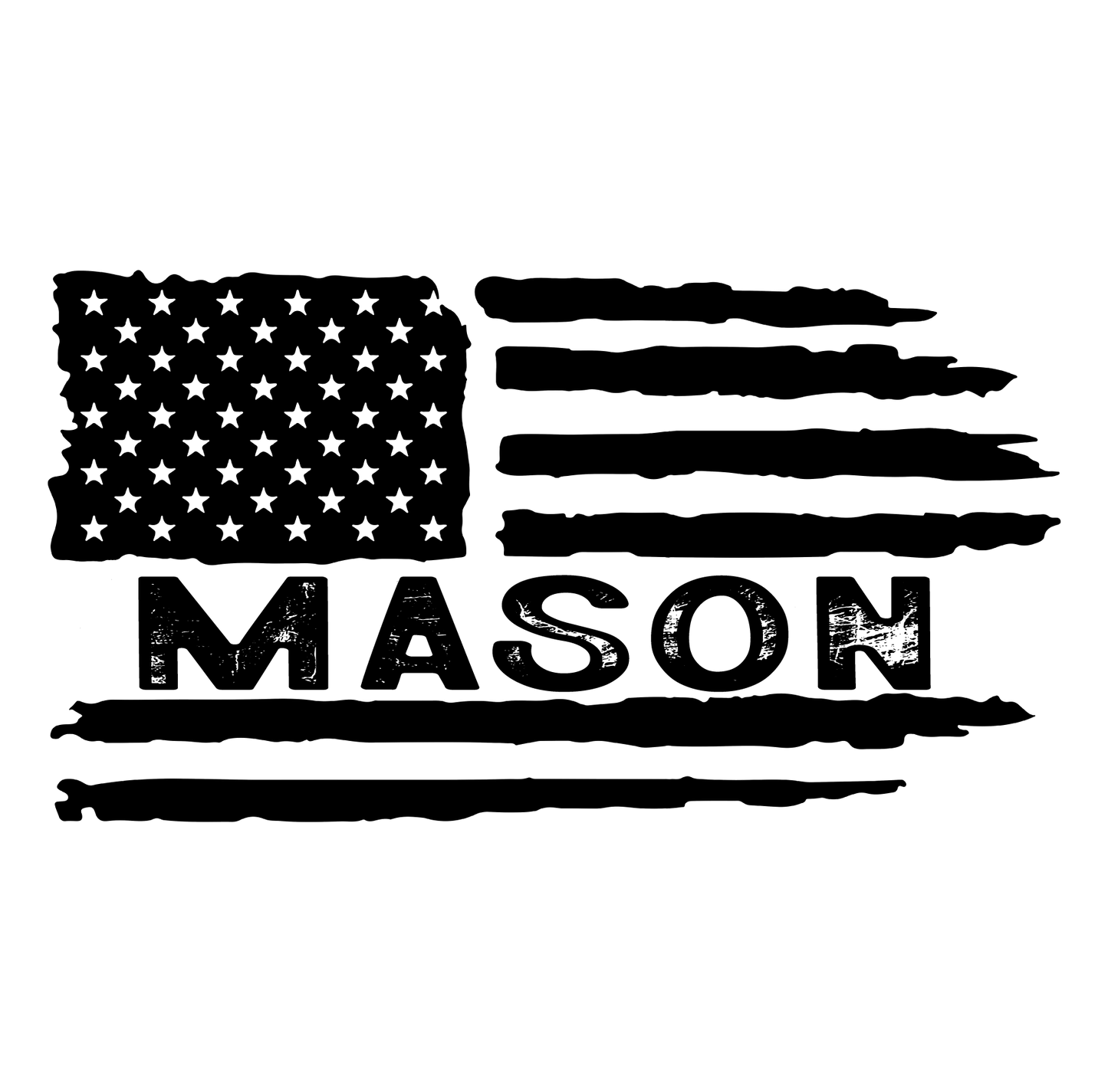 Customizable Horizontal Flag